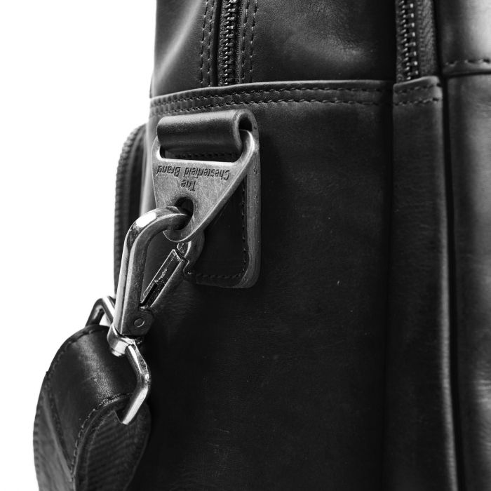 Geanta de laptop din piele naturala, The Chesterfield Brand, Misha 17 inch, Negru [5]