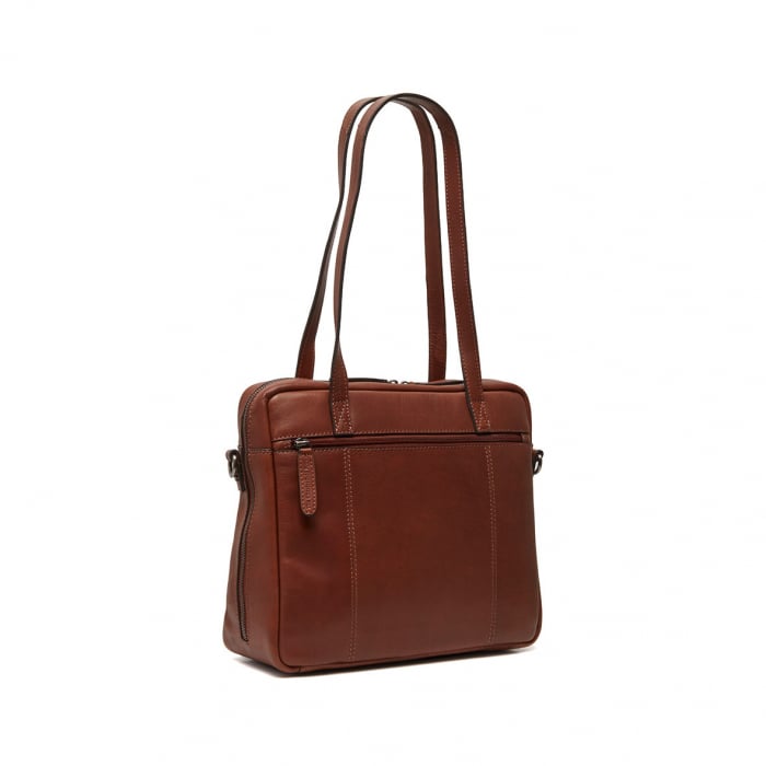 Geanta de laptop din piele naturala, The Chesterfield Brand, Puglia 14 inch, Maro coniac [7]