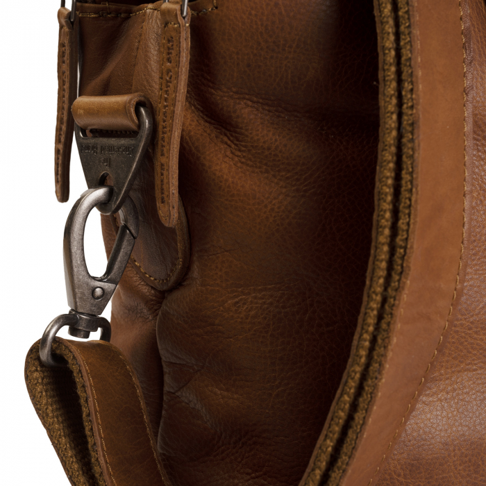 Geanta de laptop din piele naturala, The Chesterfield Brand, Stephanie, 15.4 inch, Maro coniac [5]