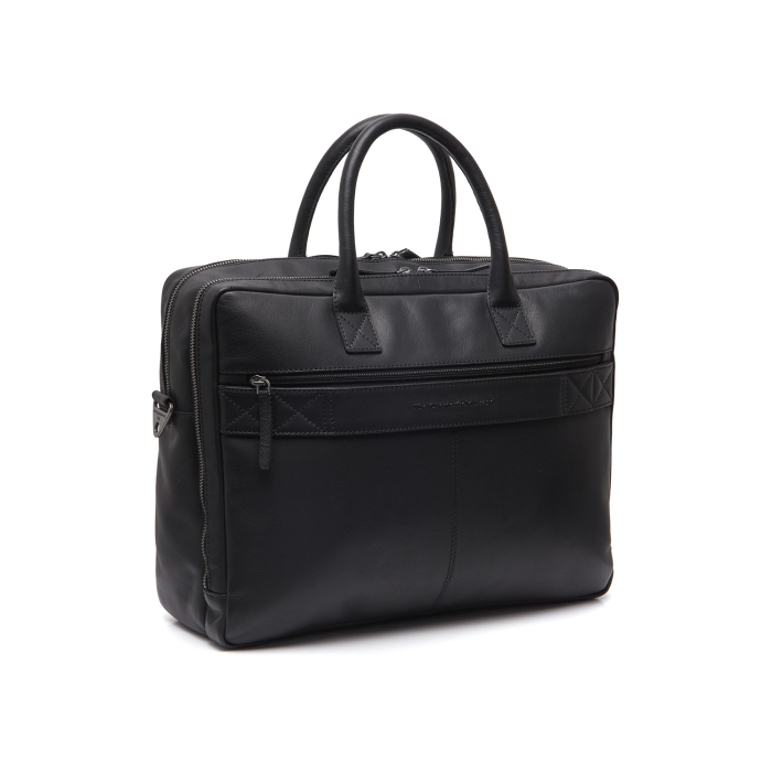 Geanta de laptop din piele naturala, The Chesterfield Brand, Tacama 16 inch, Negru [6]