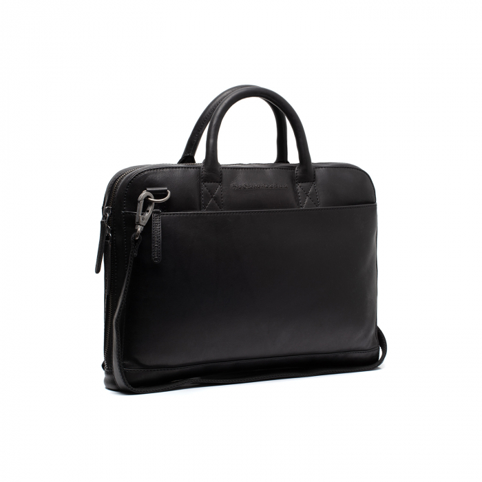 Geanta de laptop din piele naturala, The Chesterfield Brand, Tilbury,14 inch, Negru [4]