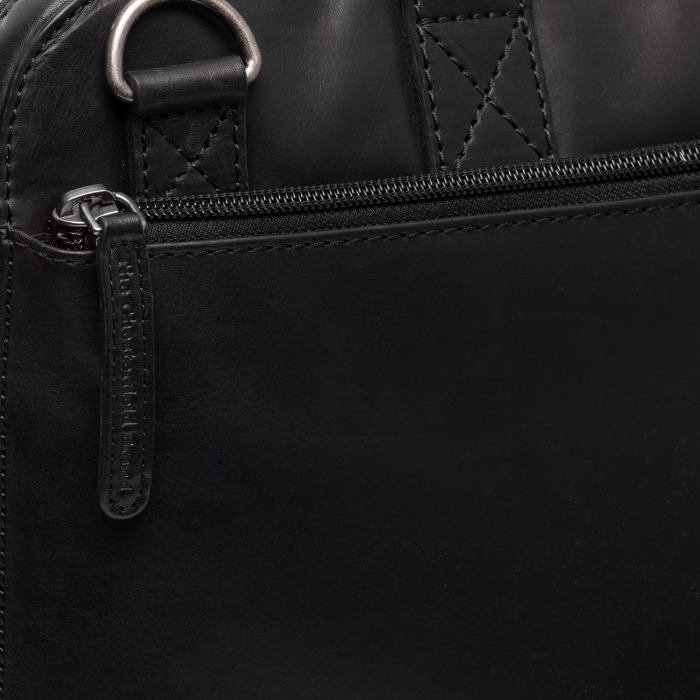 Geanta de laptop din piele naturala, The Chesterfield Brand, Tilbury,14 inch, Negru [7]