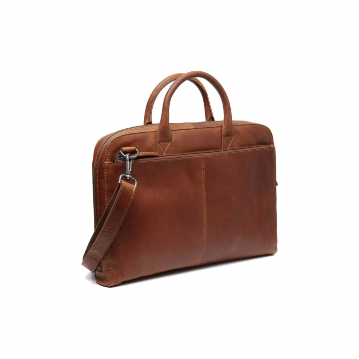 Geanta de laptop din piele naturala, The Chesterfield Brand, Tilbury,14 inch, Maro coniac [6]