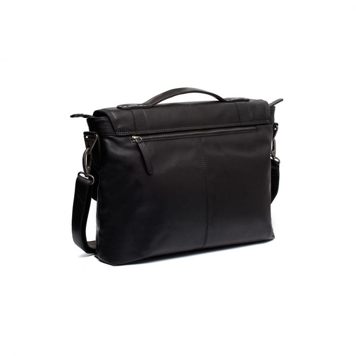Geanta de laptop din piele naturala, The Chesterfield Brand, Veneto 14 inch, Negru [6]