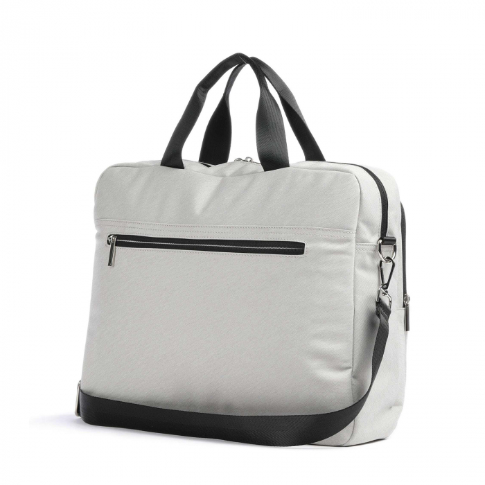 Geanta de laptop si documente, unisex, bugatti, seria Sera, Gri deschis / Negru [3]