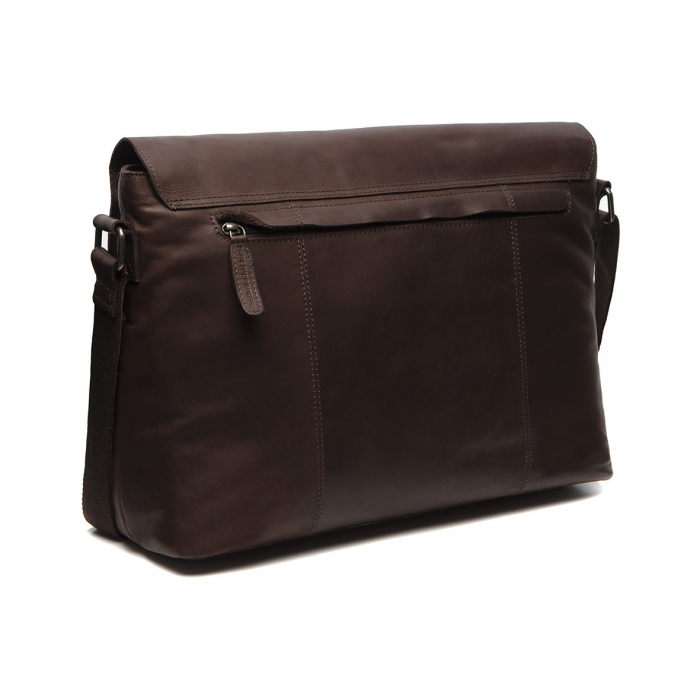 Geanta de laptop The Chesterfield Brand, din piele premium, Toledo, Maro inchis [5]