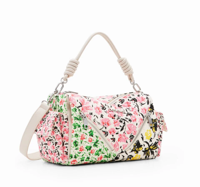 Geanta de mana si umar, Desigual, FABULOSA HABANA - Multicolor / Bej [5]