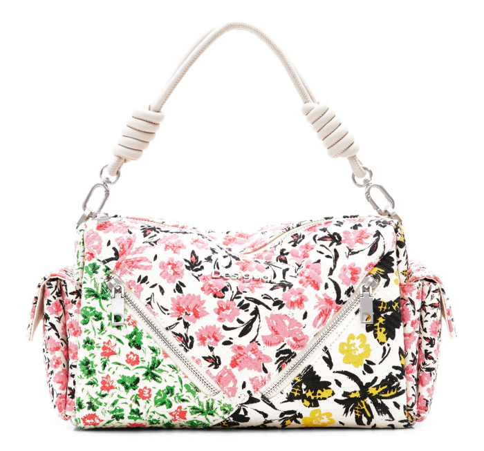 Geanta de mana si umar, Desigual, FABULOSA HABANA - Multicolor / Bej [4]