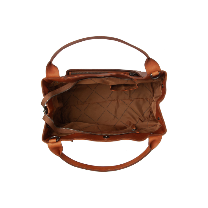 Geanta de mana si umar, piele naturala, The Chesterfield Brand, Fioline, Maro coniac [5]
