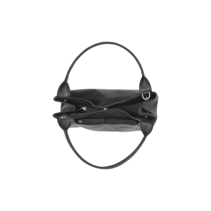 Geanta de mana si umar Tenara din piele naturala, The Chesterfield Brand - Negru [3]