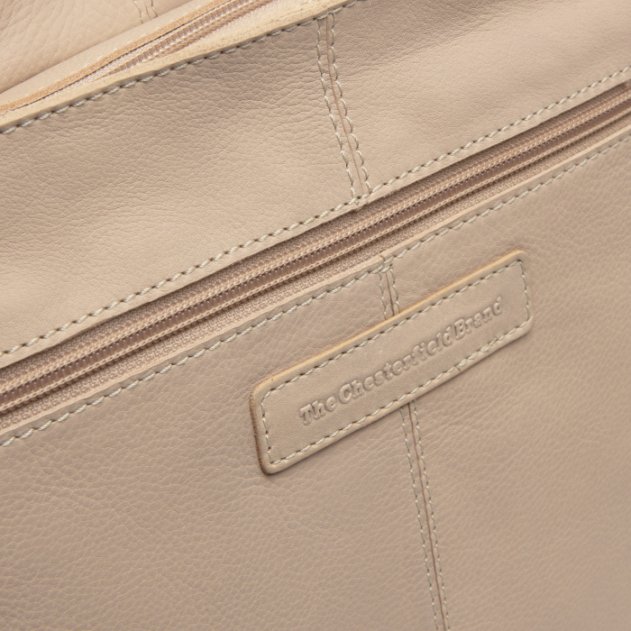 Geanta de umar Astero din piele naturala, The Chesterfield Brand - Bej [6]