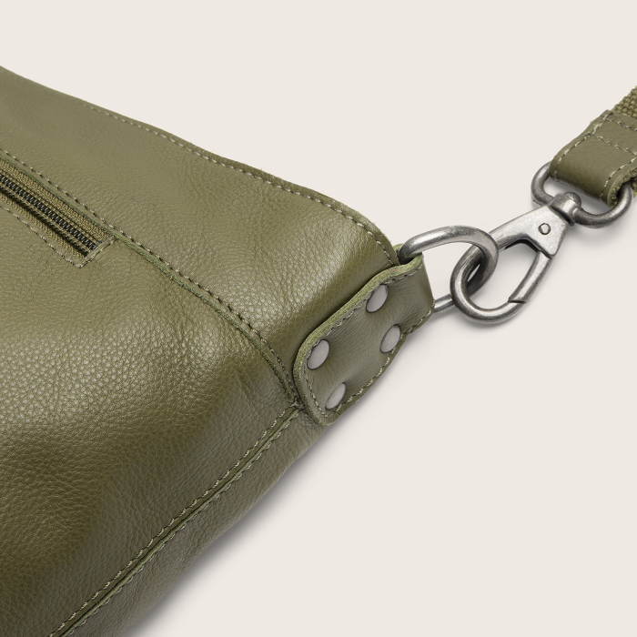 Geanta de umar Astero din piele naturala, The Chesterfield Brand - Verde olive [8]