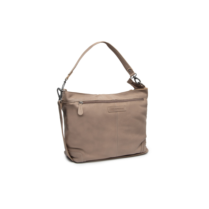 Geanta de umar Astero din piele naturala, The Chesterfield Brand - Taupe [2]