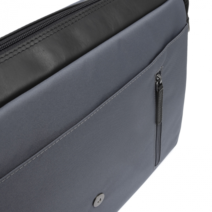 Geanta de umar din nylon si piele, The Chesterfield Brand, Falun, Gri [3]