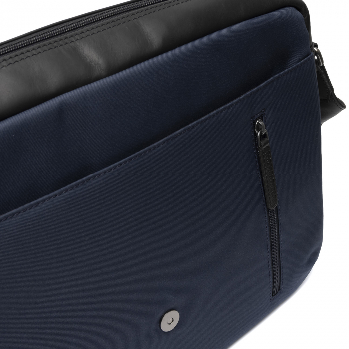 Geanta de umar din nylon si piele, The Chesterfield Brand, Falun, Bleumarin [6]