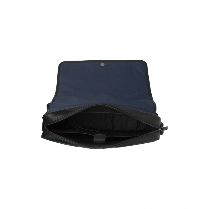 Geanta de umar din nylon si piele, The Chesterfield Brand, Falun, Bleumarin [4]