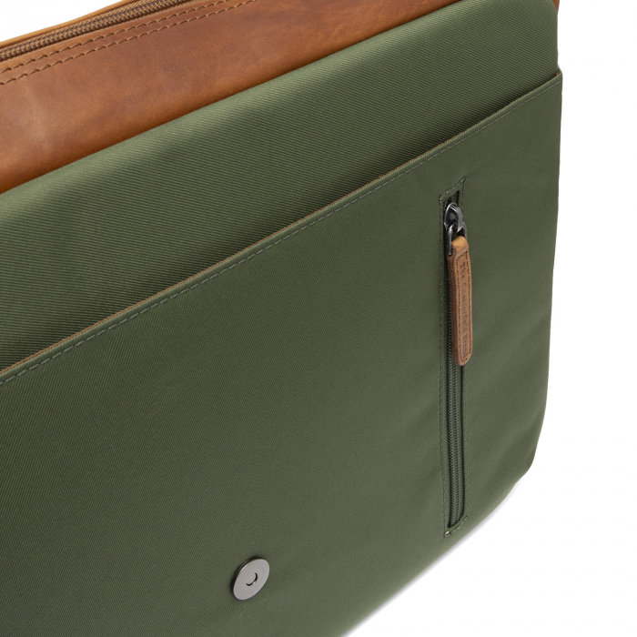 Geanta de umar din nylon si piele, The Chesterfield Brand, Falun, Bleumarin [25]