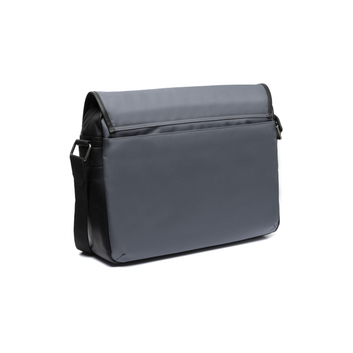 Geanta de umar din nylon si piele, The Chesterfield Brand, Falun, Gri [6]