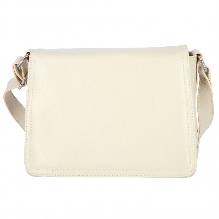 Geanta dama din piele naturala, model 127, de umar si crossbody, Bej [3]