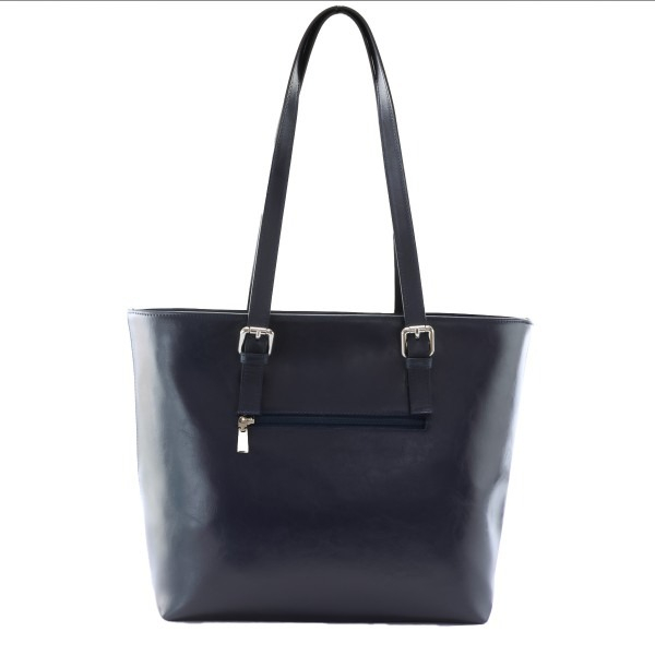 Geanta dama din piele naturala, model 197, de umar, Bleumarin [5]