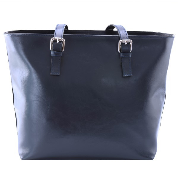 Geanta dama din piele naturala, model 197, de umar, Bleumarin [4]