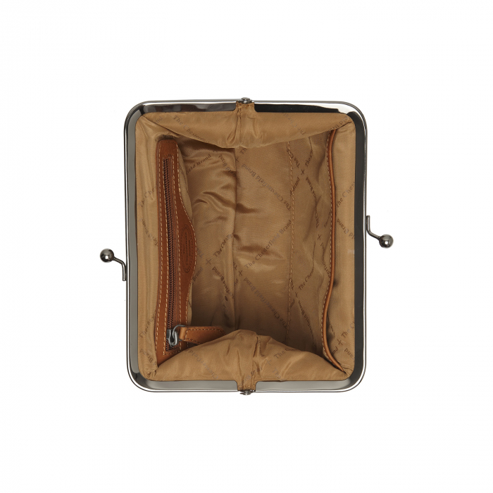 Geanta de umar, din piele naturala, The Chesterfield Brand, Andrade, Maro coniac [4]