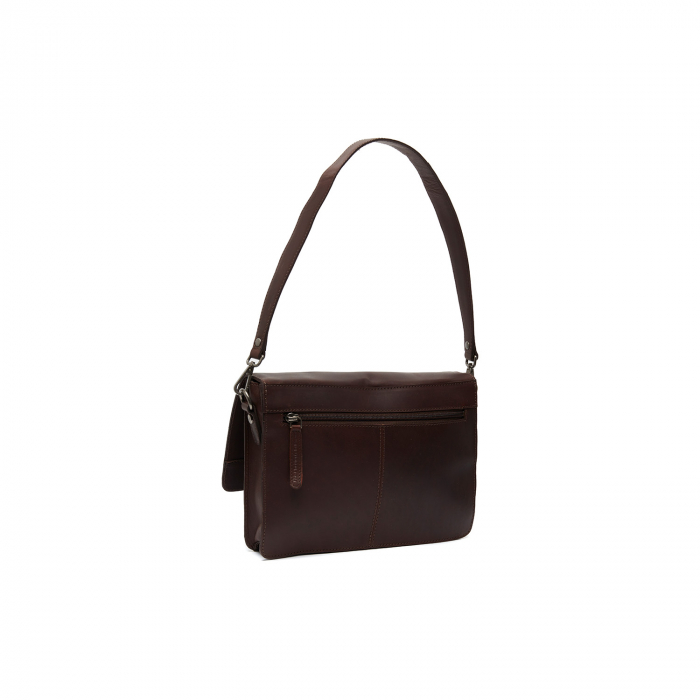 Geanta de umar din piele naturala, The Chesterfield Brand, Aviles, Maro inchis [7]