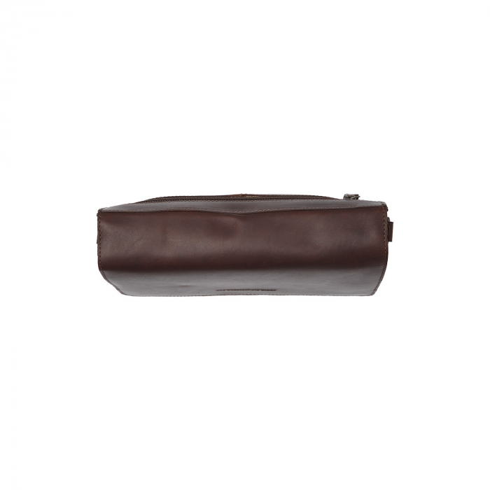 Geanta de umar din piele naturala, The Chesterfield Brand, Aviles, Maro inchis [5]