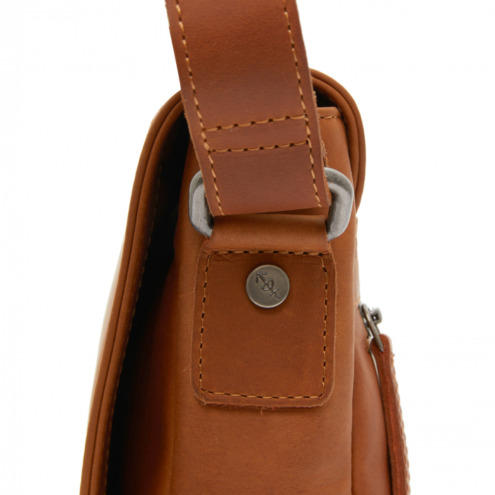 Geanta de umar, din piele naturala, The Chesterfield Brand, Everglades, Maro coniac [7]
