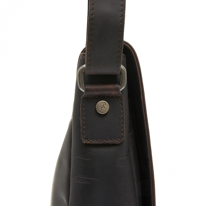 Geanta de umar, din piele naturala, The Chesterfield Brand, Everglades, Maro inchis [5]