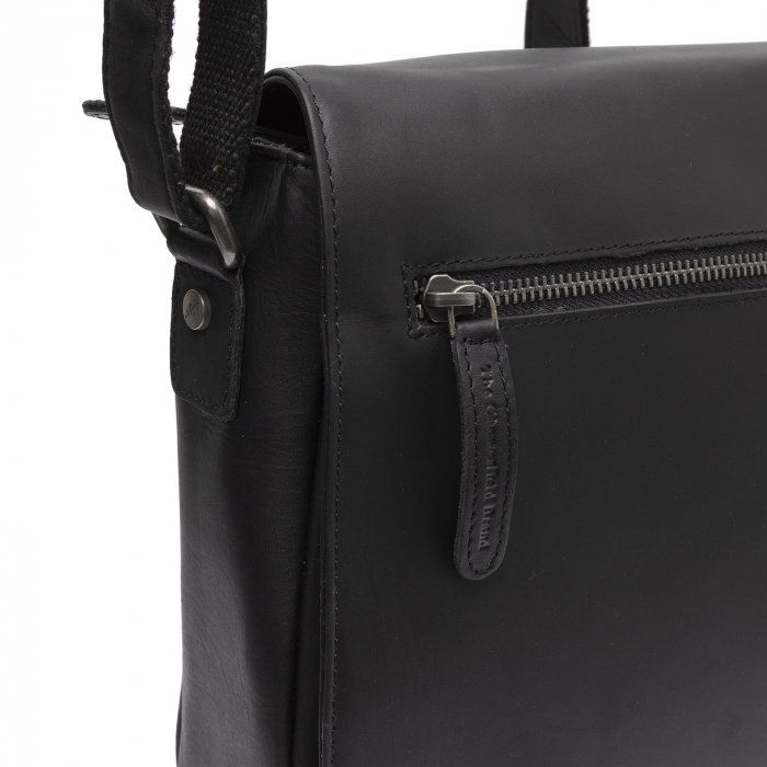 Geanta de umar, din piele naturala, The Chesterfield Brand, Rubio, Negru [3]