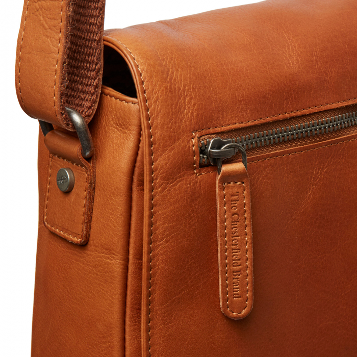 Geanta de umar, din piele naturala, The Chesterfield Brand, Rubio, Maro coniac [4]
