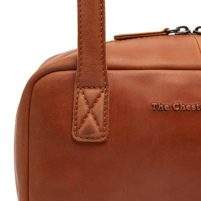 Geanta de umar Fenno din piele naturala, The Chesterfield Brand - Maro coniac [5]