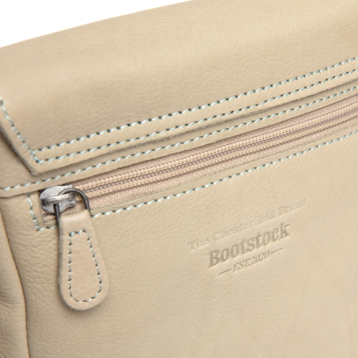 Geanta de umar Primrose din piele naturala, The Chesterfield Brand - Bej [5]