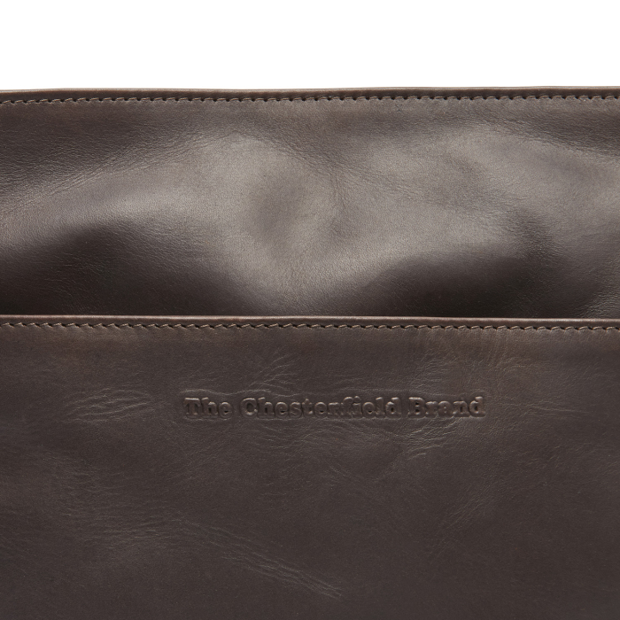 Geanta de umar Lunton din piele naturala, The Chesterfield Brand - Maro inchis [4]