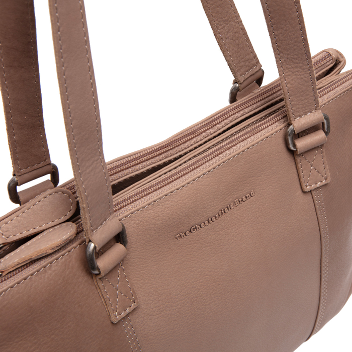 Geanta de umar Marvos din piele naturala, The Chesterfield Brand - Taupe [3]