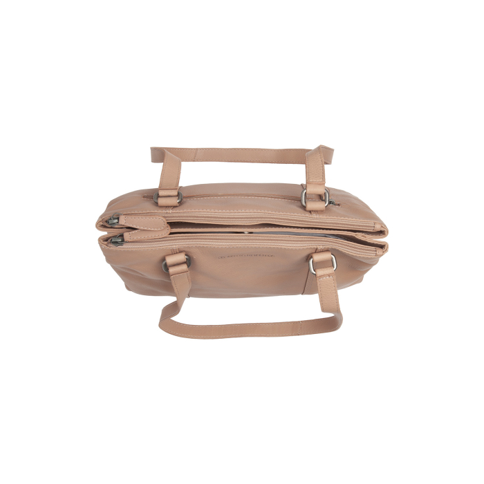 Geanta de umar Marvos din piele naturala, The Chesterfield Brand - Roz pudra [3]