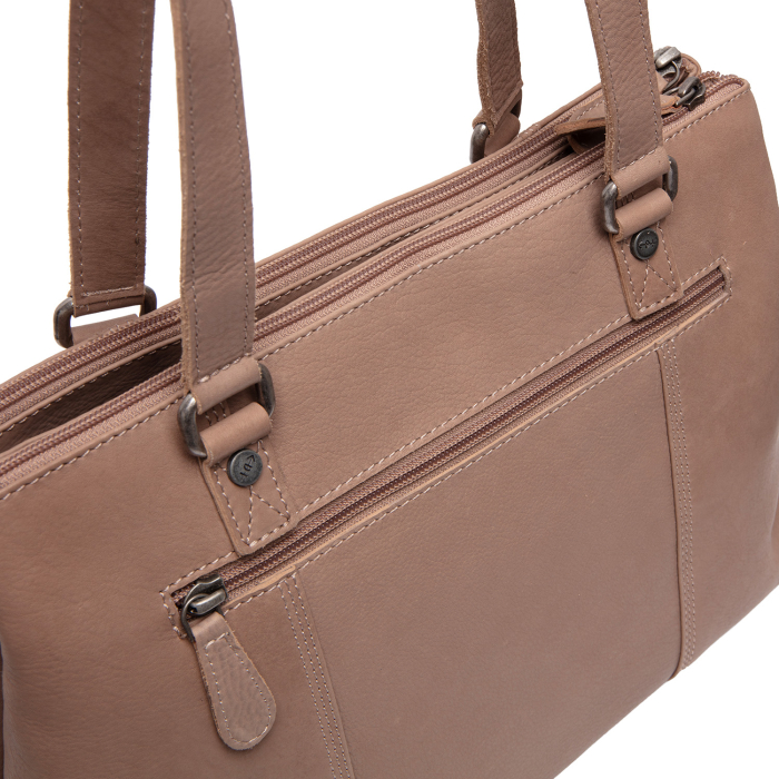 Geanta de umar Marvos din piele naturala, The Chesterfield Brand - Taupe [2]