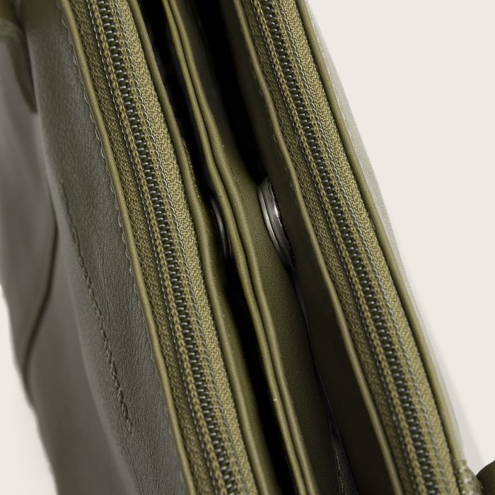 Geanta de umar Marvos din piele naturala, The Chesterfield Brand - Verde olive [7]