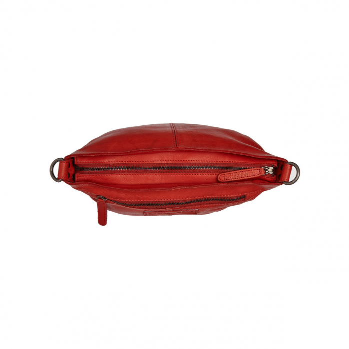 Geanta de umar, piele naturala, The Chesterfield Brand, Lucy, Rosu [5]