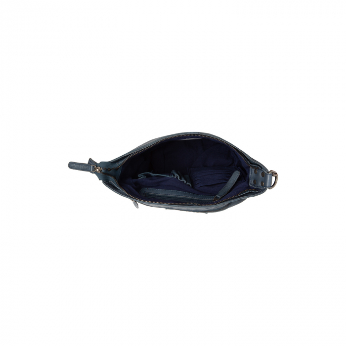 Geanta de umar piele naturala, The Chesterfield Brand, Lucy, Albastru [5]
