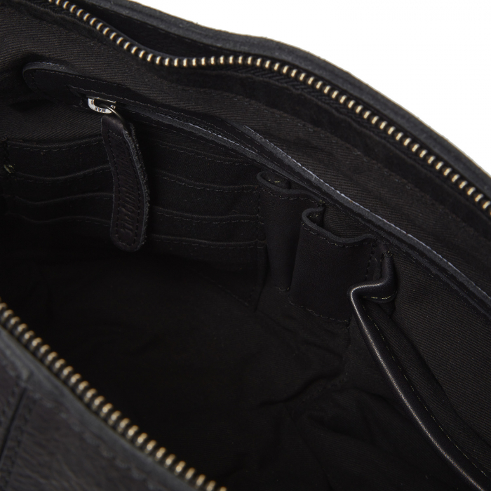 Geanta de umar, piele naturala, The Chesterfield Brand, Lucy, Negru [4]