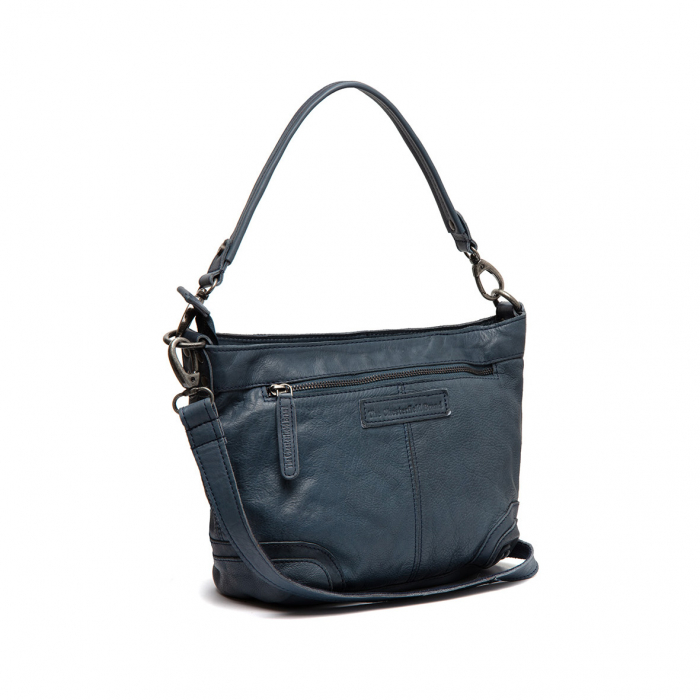 Geanta de umar piele naturala, The Chesterfield Brand, Lucy, Albastru [1]