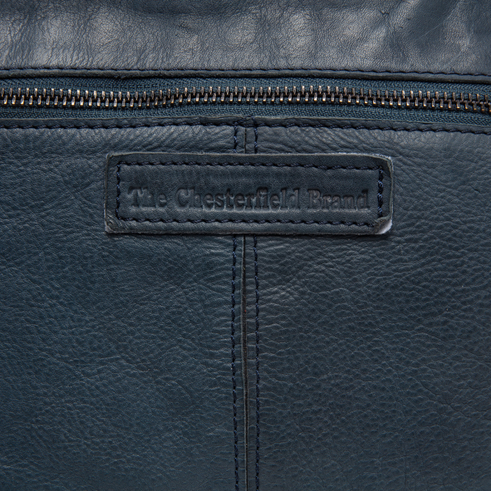 Geanta de umar piele naturala, The Chesterfield Brand, Lucy, Albastru [3]