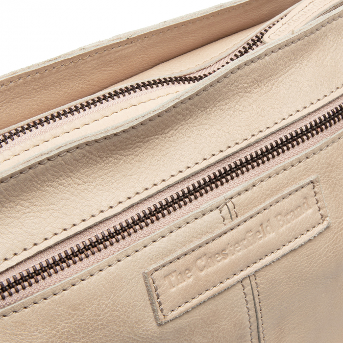 Geanta de umar, piele naturala, The Chesterfield Brand, Lucy, Bej [5]