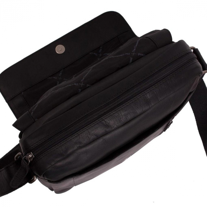 Geanta de umar The Chesterfield Brand, din piele naturala moale, Remy, Negru [4]