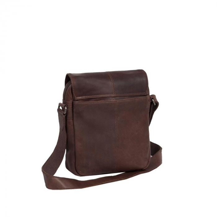 Geanta de umar The Chesterfield Brand, din piele naturala moale, Remy, Maro inchis [5]