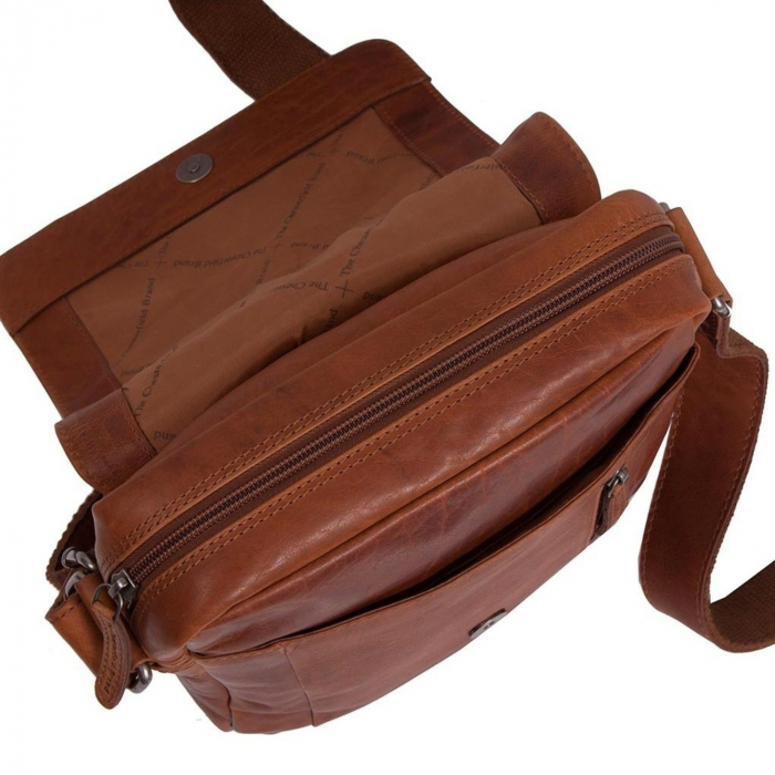 Geanta de umar The Chesterfield Brand, din piele naturala moale, Remy, Maro coniac [4]
