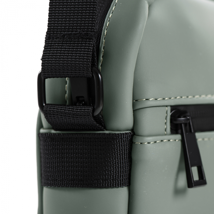 Geanta de umar, unisex, din material impermeabil, Daniel Ray, seria Huntsville, Verde fistic [4]