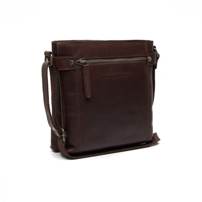Geanta de umar unisex din piele naturala, The Chesterfield Brand, Brandis, Maro inchis [1]